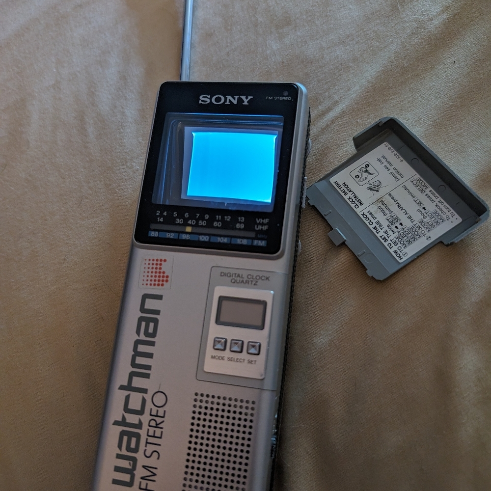 Sony watchman, vintage working!